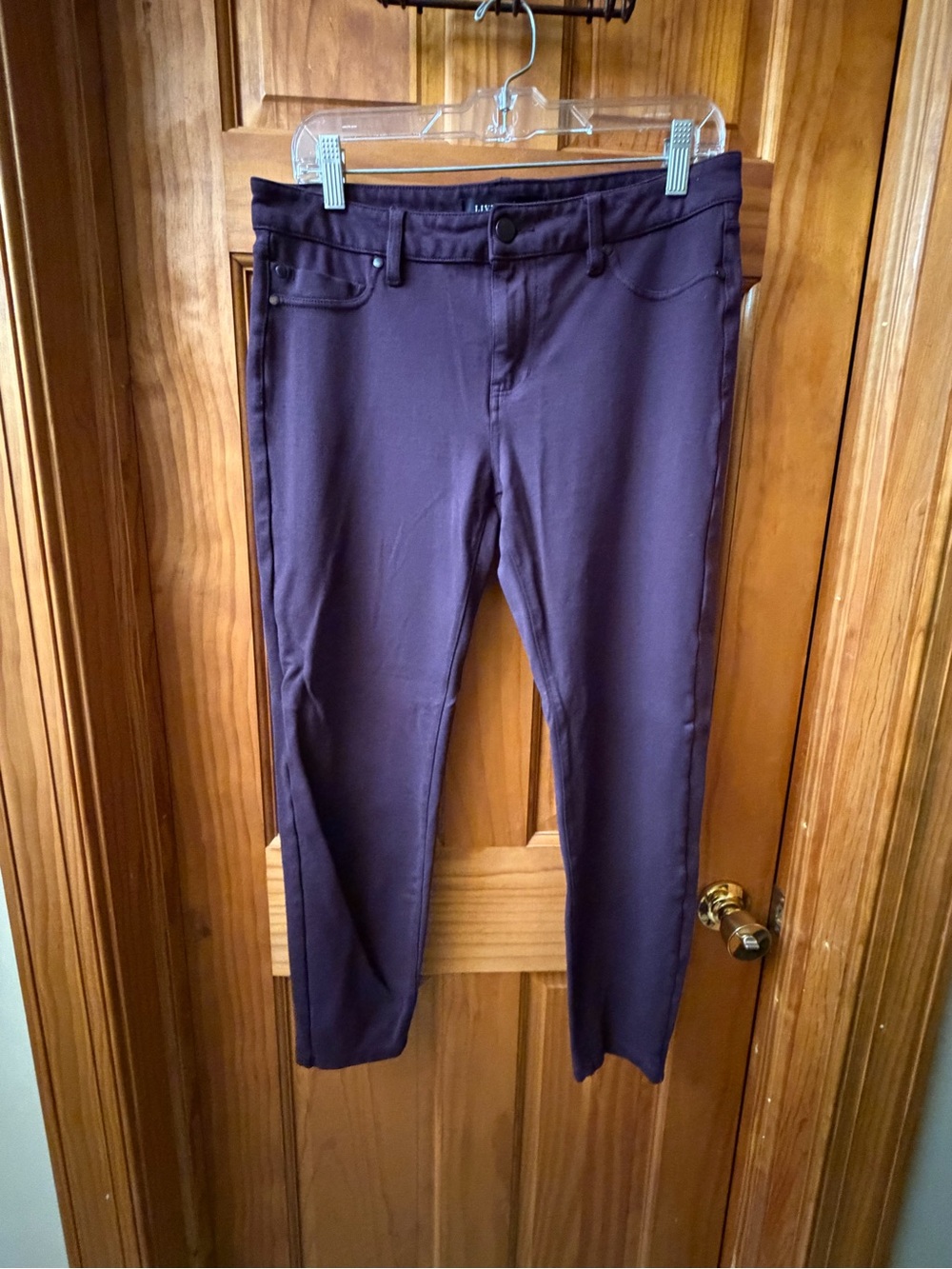 Liverpool Plum Skinny Jeans Pants Size 10 30 Inseam